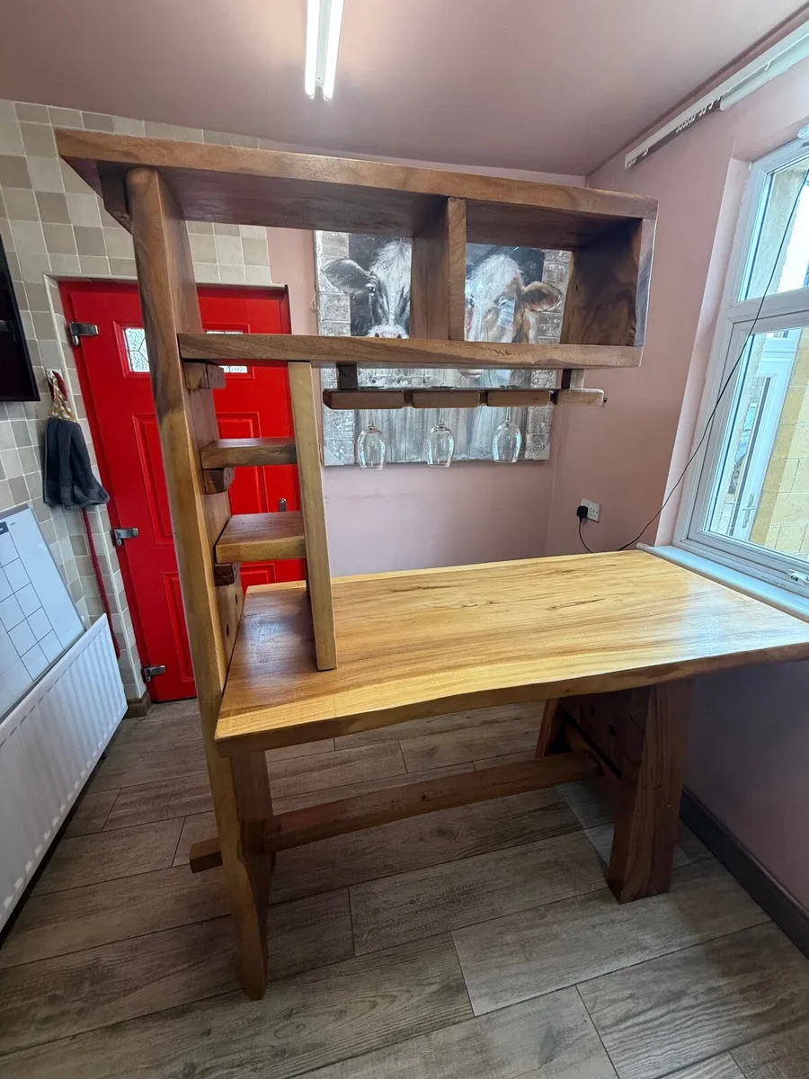 New Solid wooden table now £150  for quick sale - Image 3