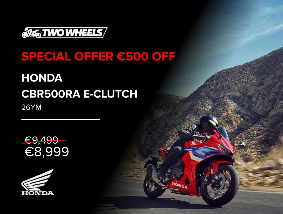 HONDA CBR500R E-Clutch NEW *Special Offer* - Image 1