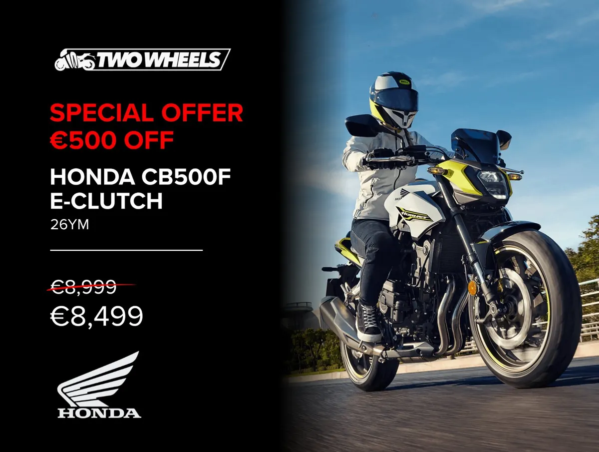 HONDA Hornet 500F E-Clutch NEW *Special Offer* - Image 1