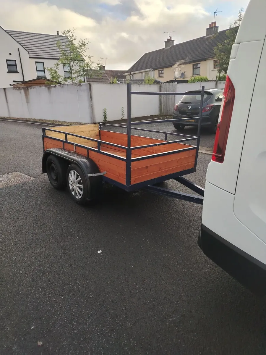 8x4 car trailer on leaf springs - Image 2