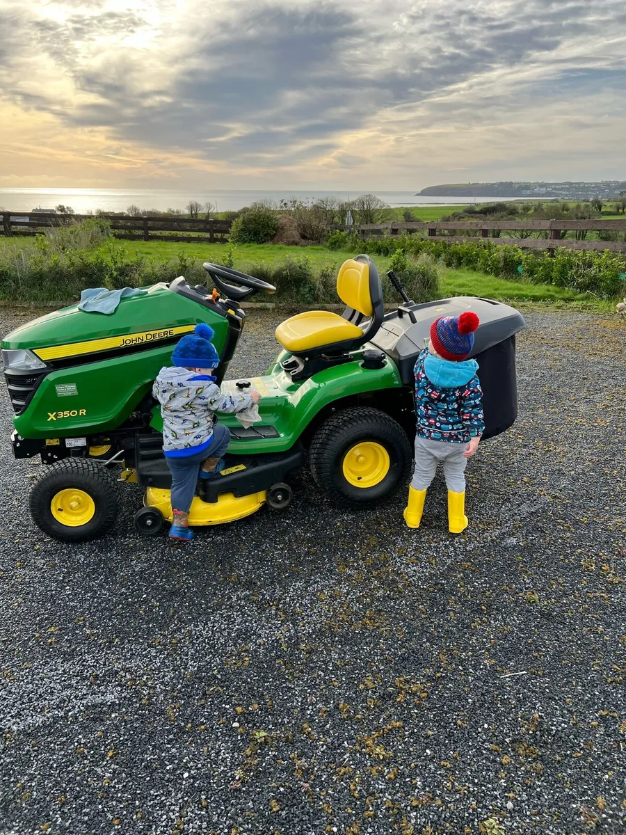 John Deere X350R tractor lawnmower - Image 1