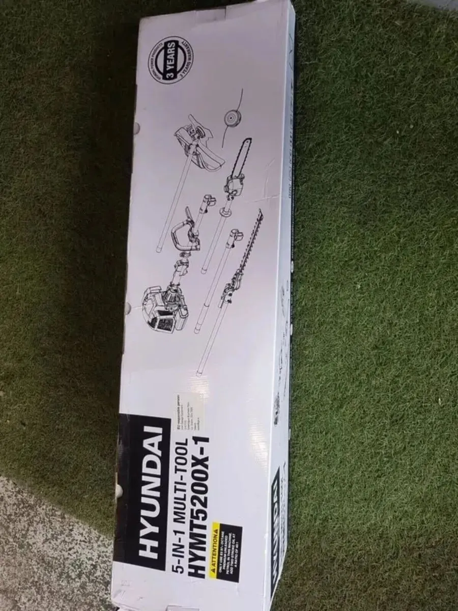 HYUNDAI PETROL MULTI-TOOL 52CC - FOR SALE - Image 2