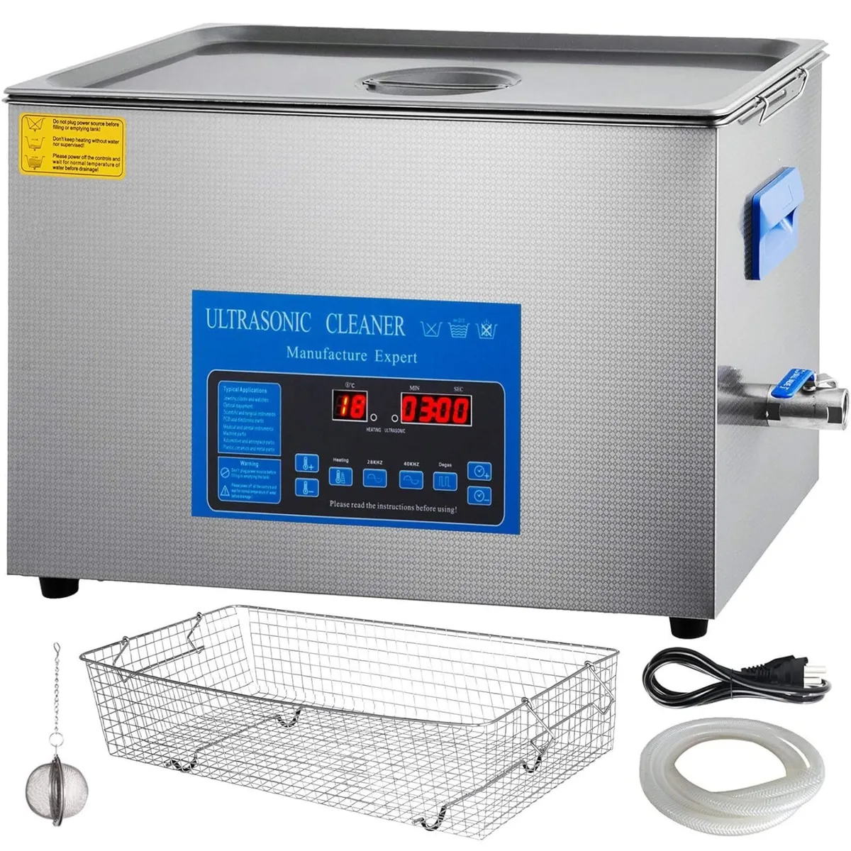 22L Ultrasonic Cleaner with Digital Heater - Image 1