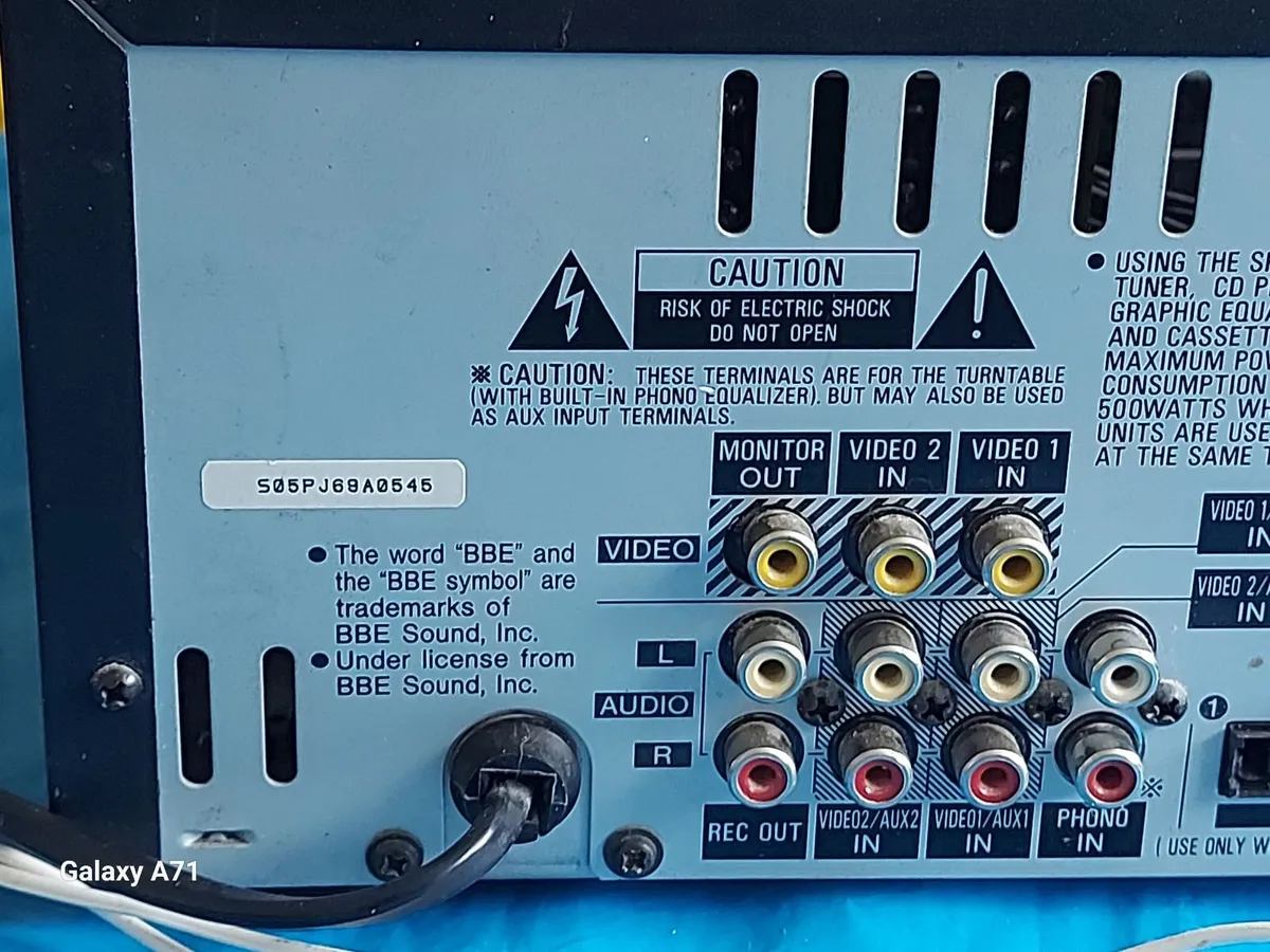 AIWA Stereo Integrated Amplifier Model No. MX-Z940 - Image 3