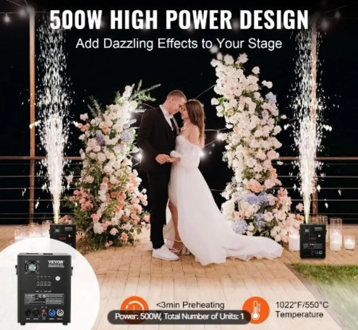 Cold Spark Machine, 500W - Image 3