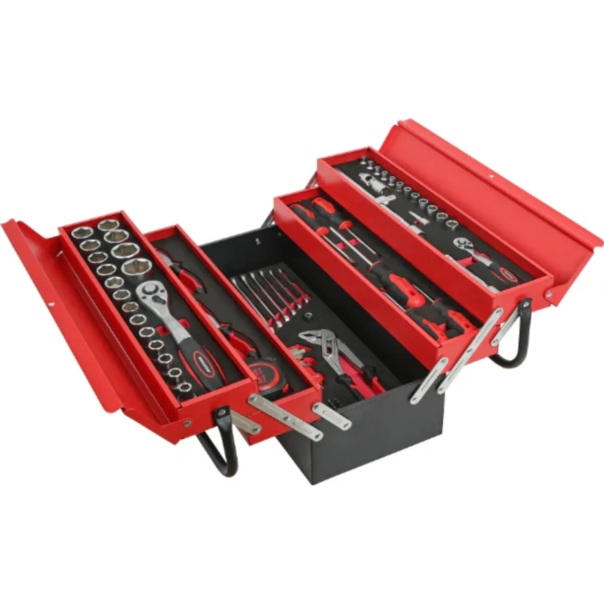 CT7265 - Metal Toolbox Full of Tools - Image 1