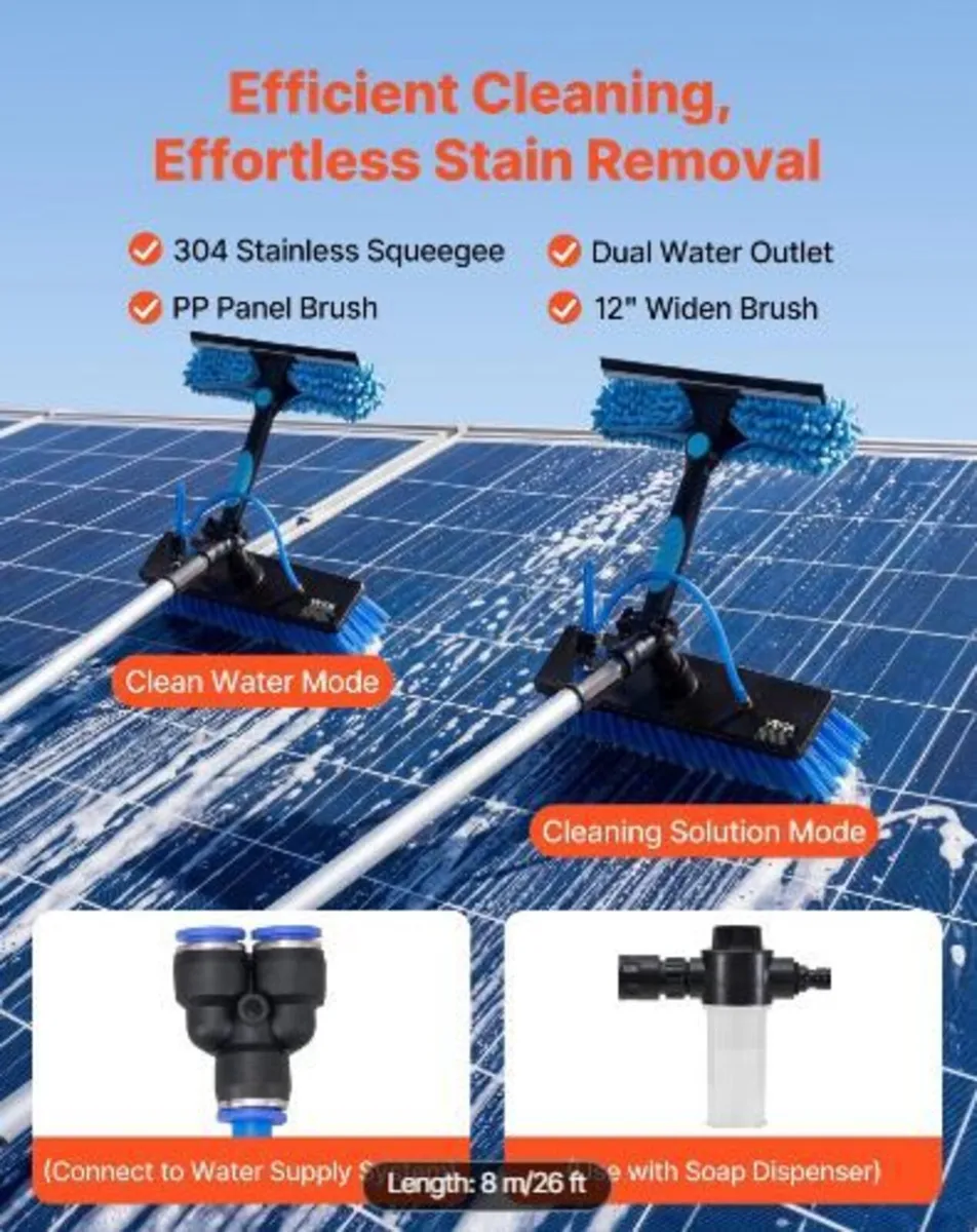 Solar Panel Cleaning Kit, 7.885 m - Image 2