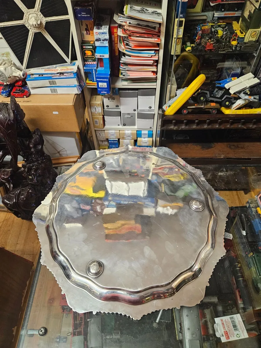 Vintage Silver EPNS Tray - Image 4