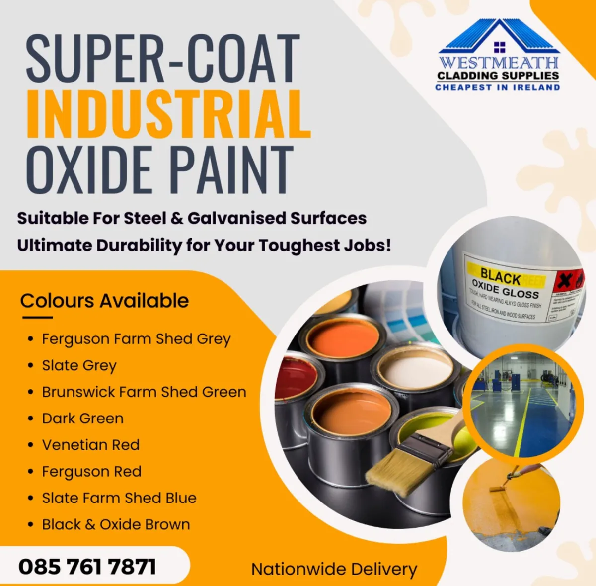 INDUSTRIAL SUPERCOAT OXIDE PAINT - Image 1