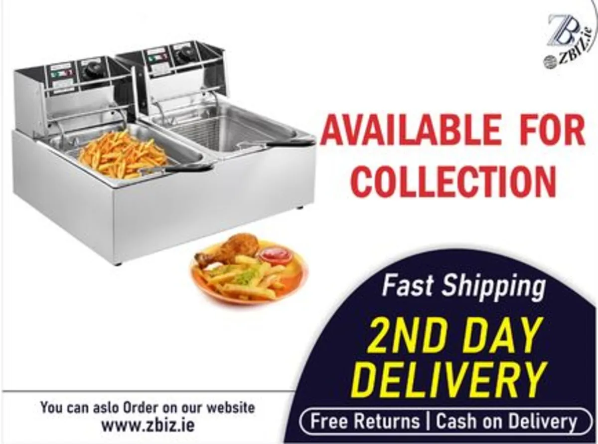 Commercial Deep Fryer 12L Electric Fast Heat - Image 1