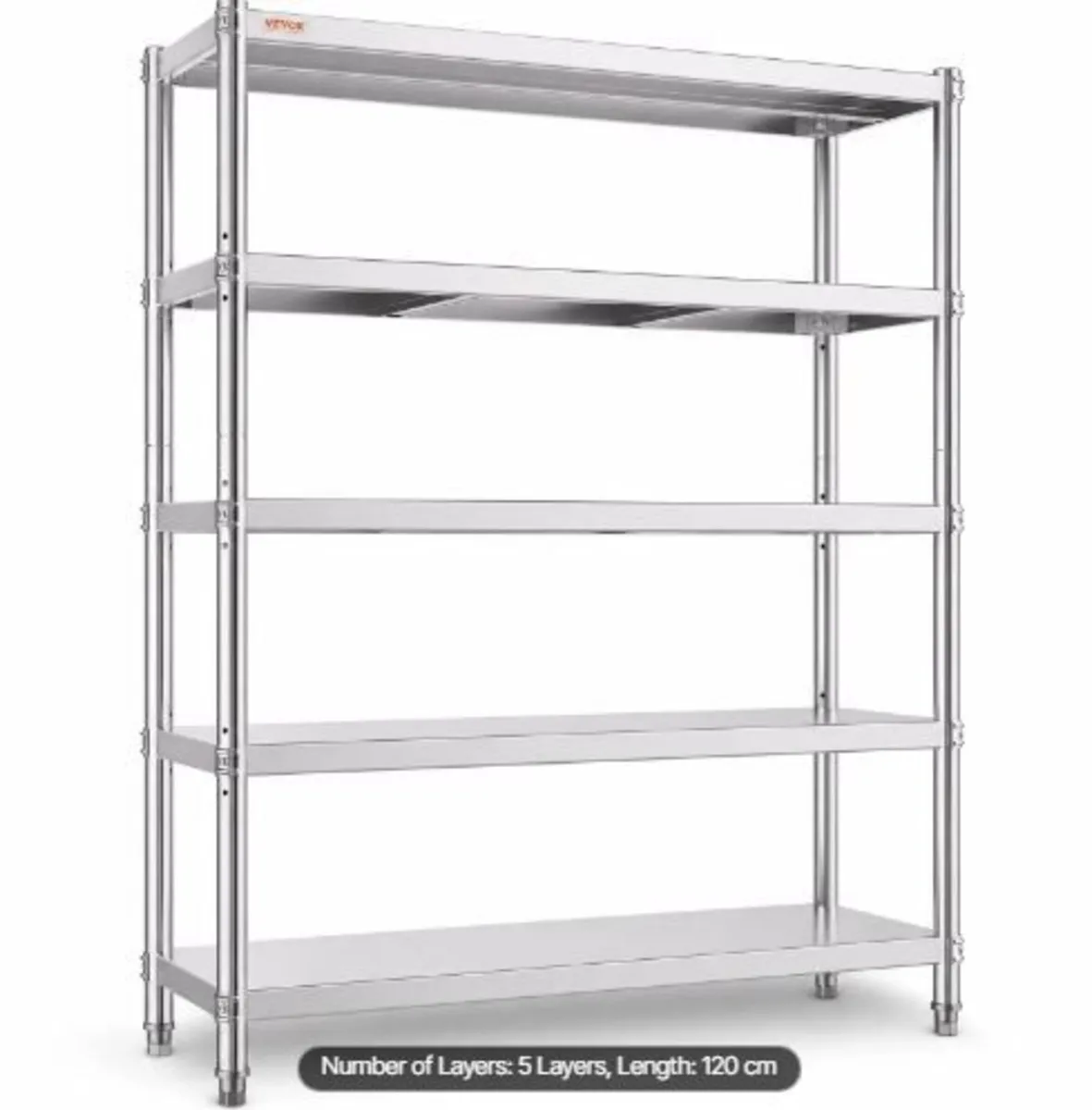 Shelving Unit 48x18.5 Inch Storage Shelves 5-Tier - Image 1