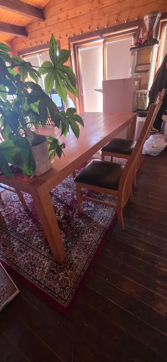 Dining table with 4 chairs - Image 2
