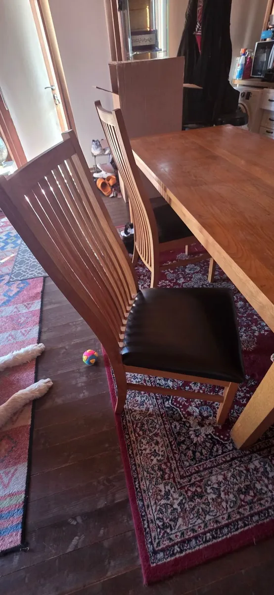 Dining table with 4 chairs - Image 4