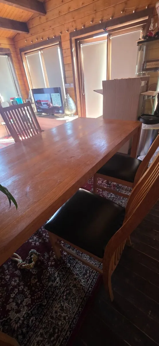 Dining table with 4 chairs - Image 3