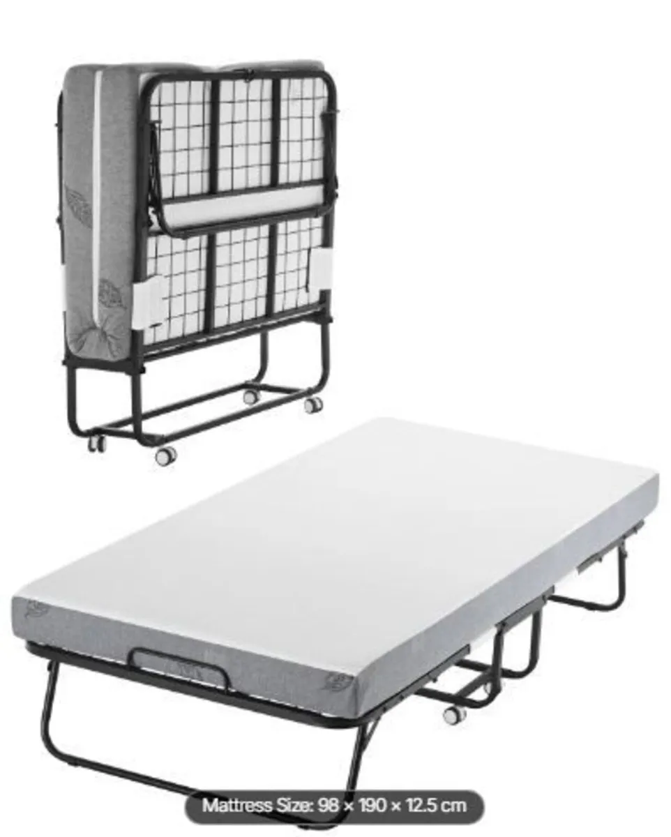Rollaway Bed, 38 in x 75 in Folding Bed - Image 4