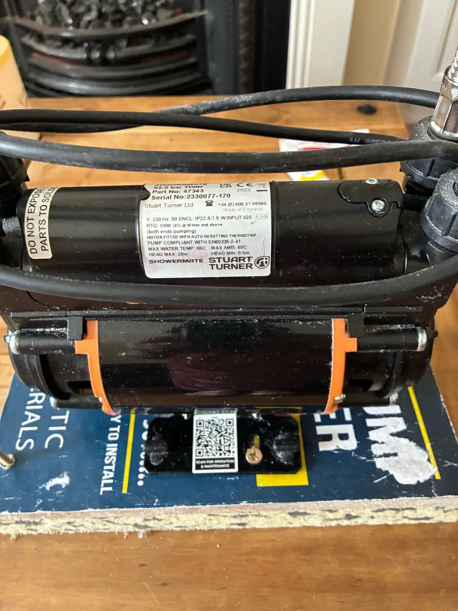 Pump for power shower - Image 1