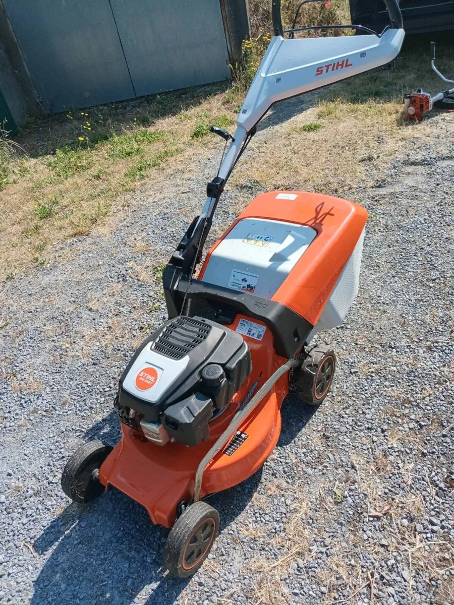 Nearly new Stihl mower - Image 1