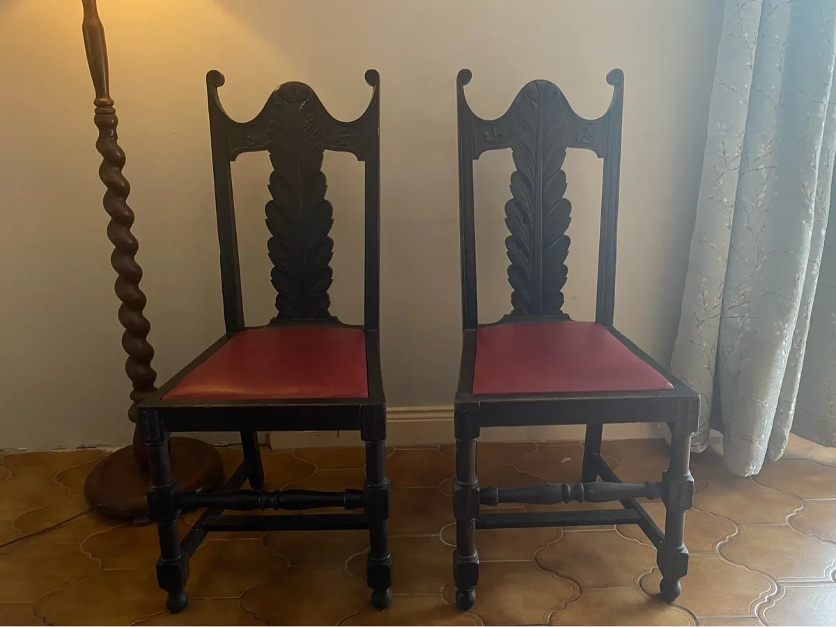 Carved chairs - Image 1