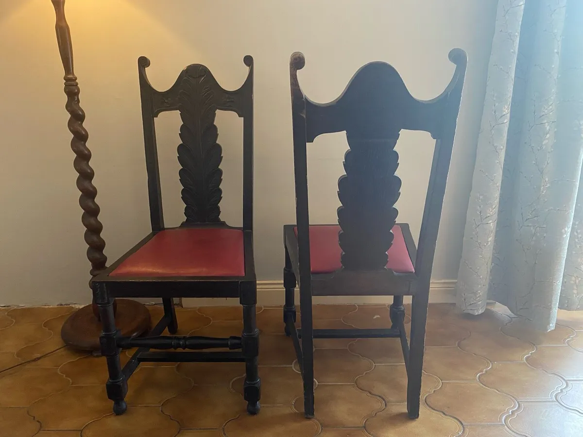 Carved chairs - Image 2