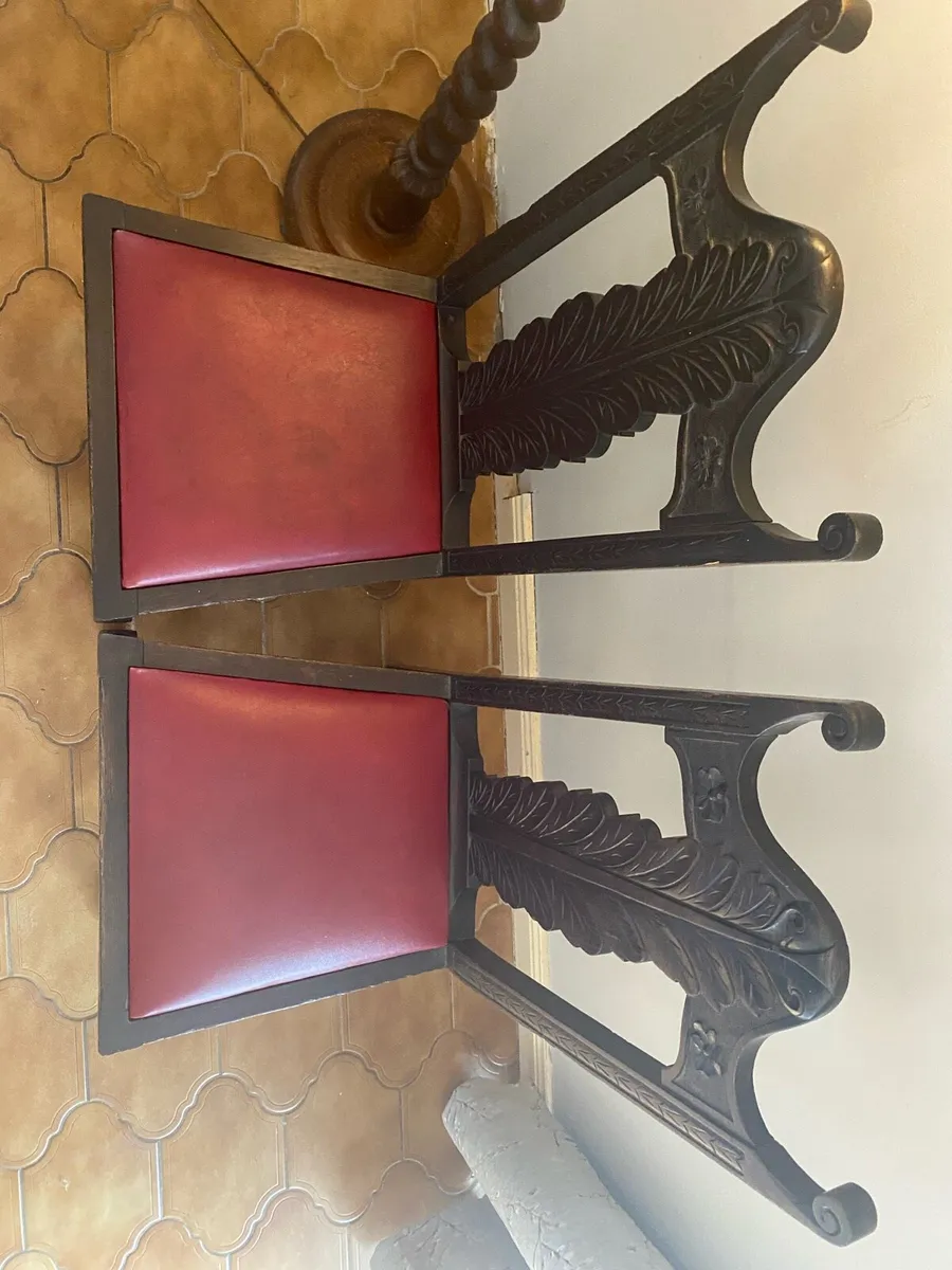 Carved chairs - Image 3