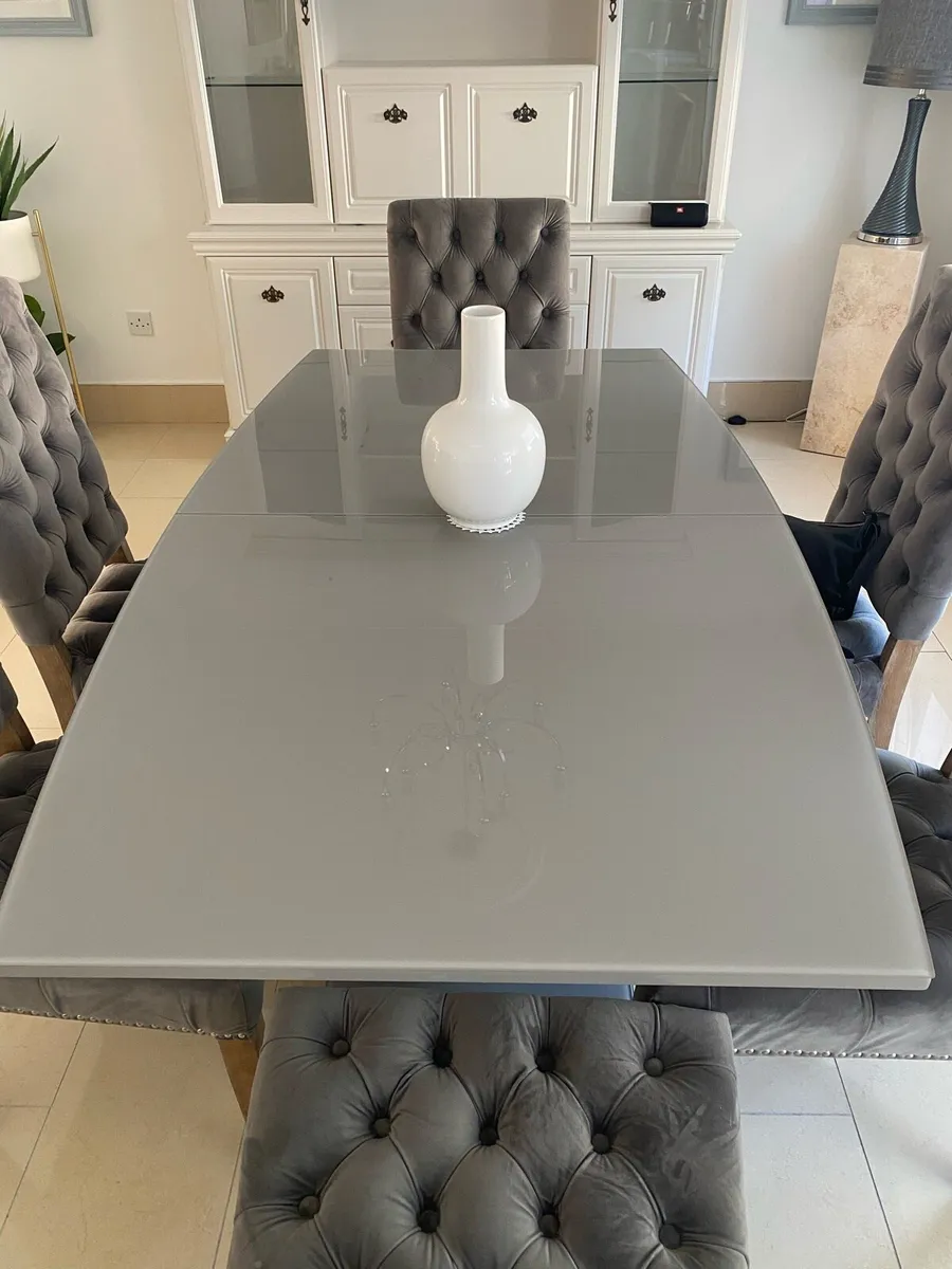 Dining Table/6 Chairs/Display Cabinet - Image 2