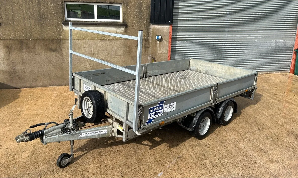 Ifor Williams LM126 Dropside / Builders Trailer - Image 1