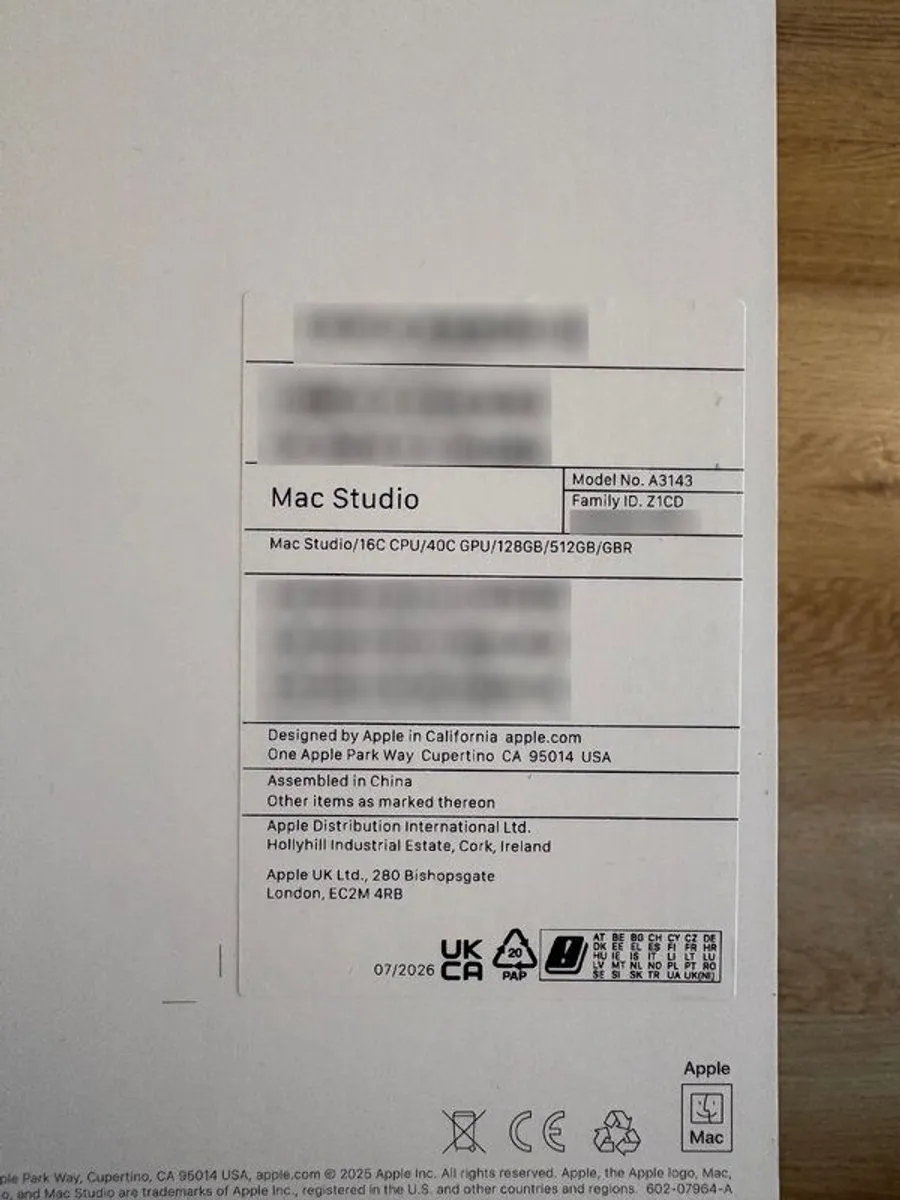 Apple Mac Studio M4 Max 128GB, New, Warranty - Image 3