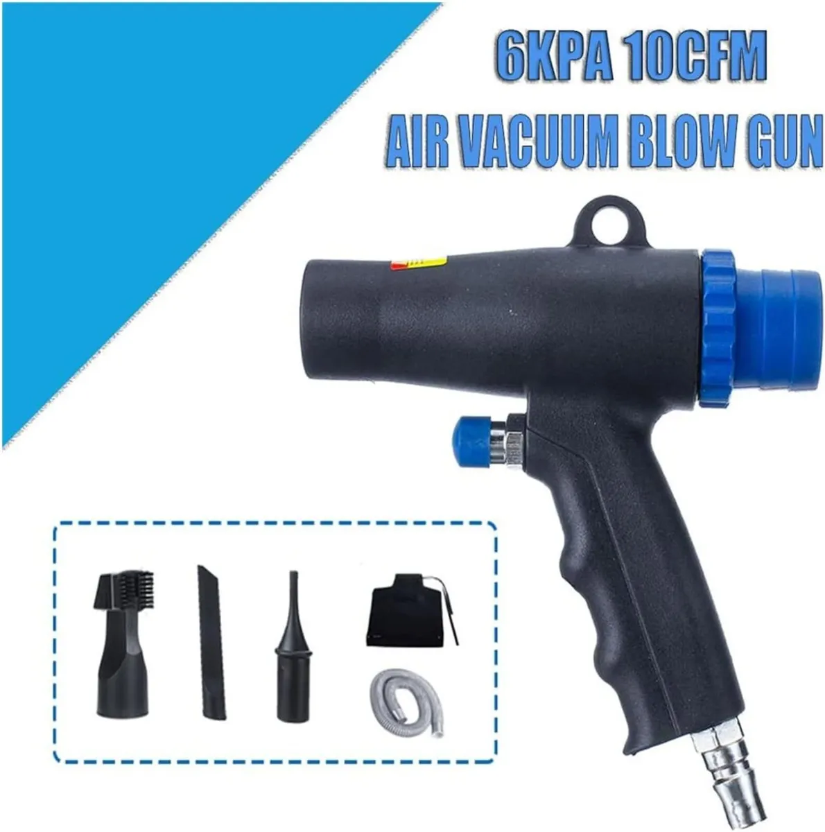 Air Duster Compressor Vacuum Blow Sunction Gun Kit - Image 2