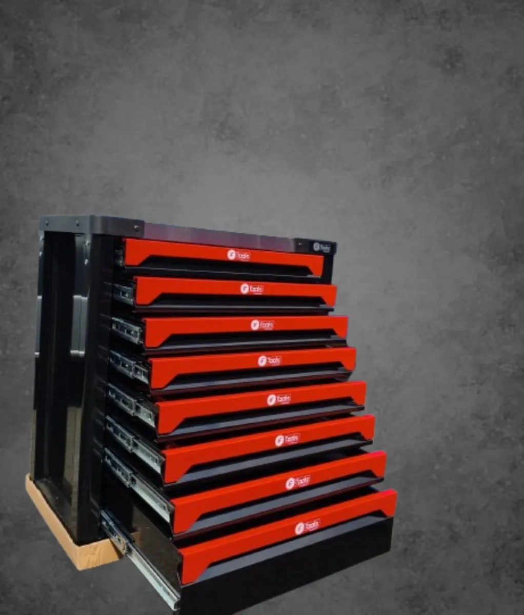 🔴⚫️F-TOOLS 8-DRAWER TOOL CABINET⚫️🔴 - Image 1