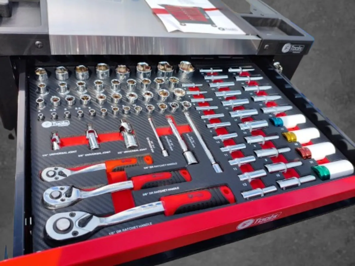 🔴⚫️F-TOOLS 8-DRAWER TOOL CABINET⚫️🔴 - Image 2