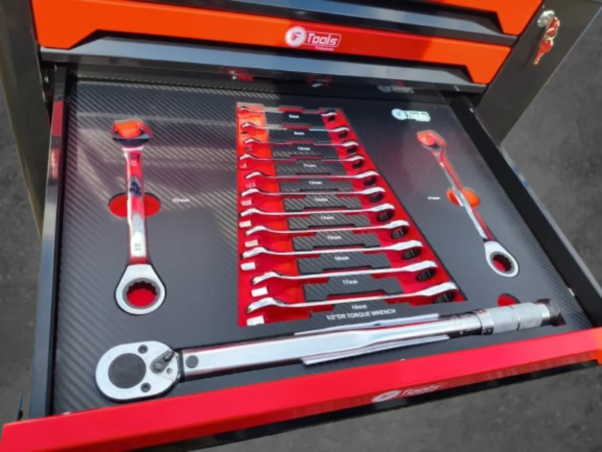 🔴⚫️F-TOOLS 8-DRAWER TOOL CABINET⚫️🔴 - Image 3