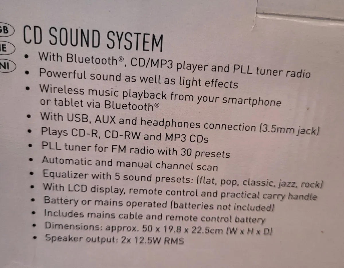 CD/MP3 Sound System player - Image 4