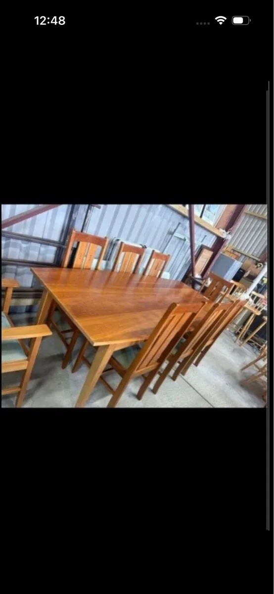 Gilbert and Logan table and 8 chairs - Image 2