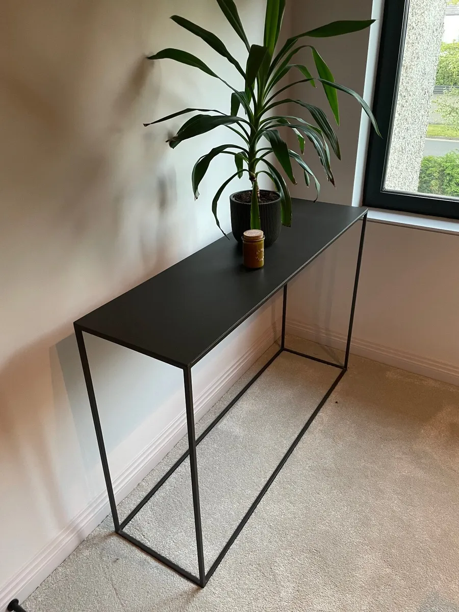 2 French Connection Black metal tables - ono - Image 2