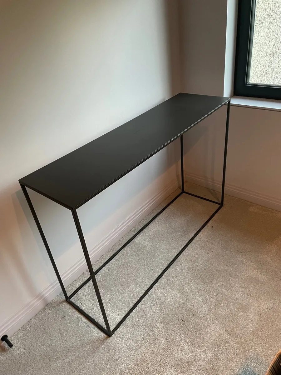 2 French Connection Black metal tables - ono - Image 3