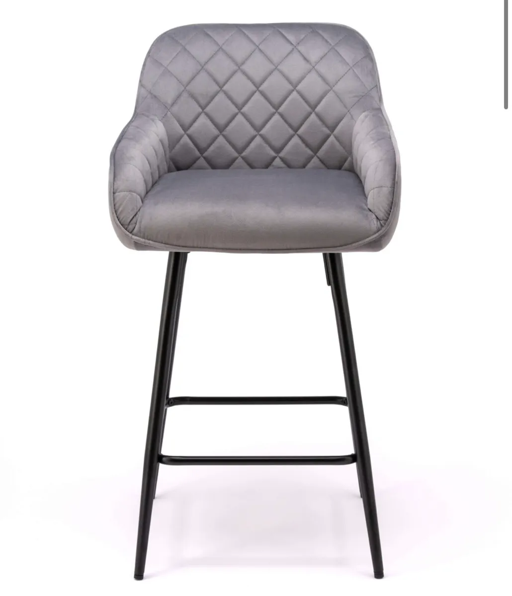 Grey Bar Stools ( New - Free Delivery ) - Image 2