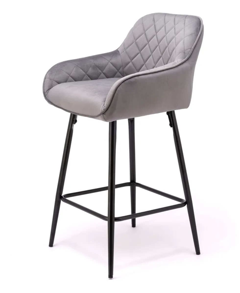 Grey Bar Stools ( New - Free Delivery ) - Image 3