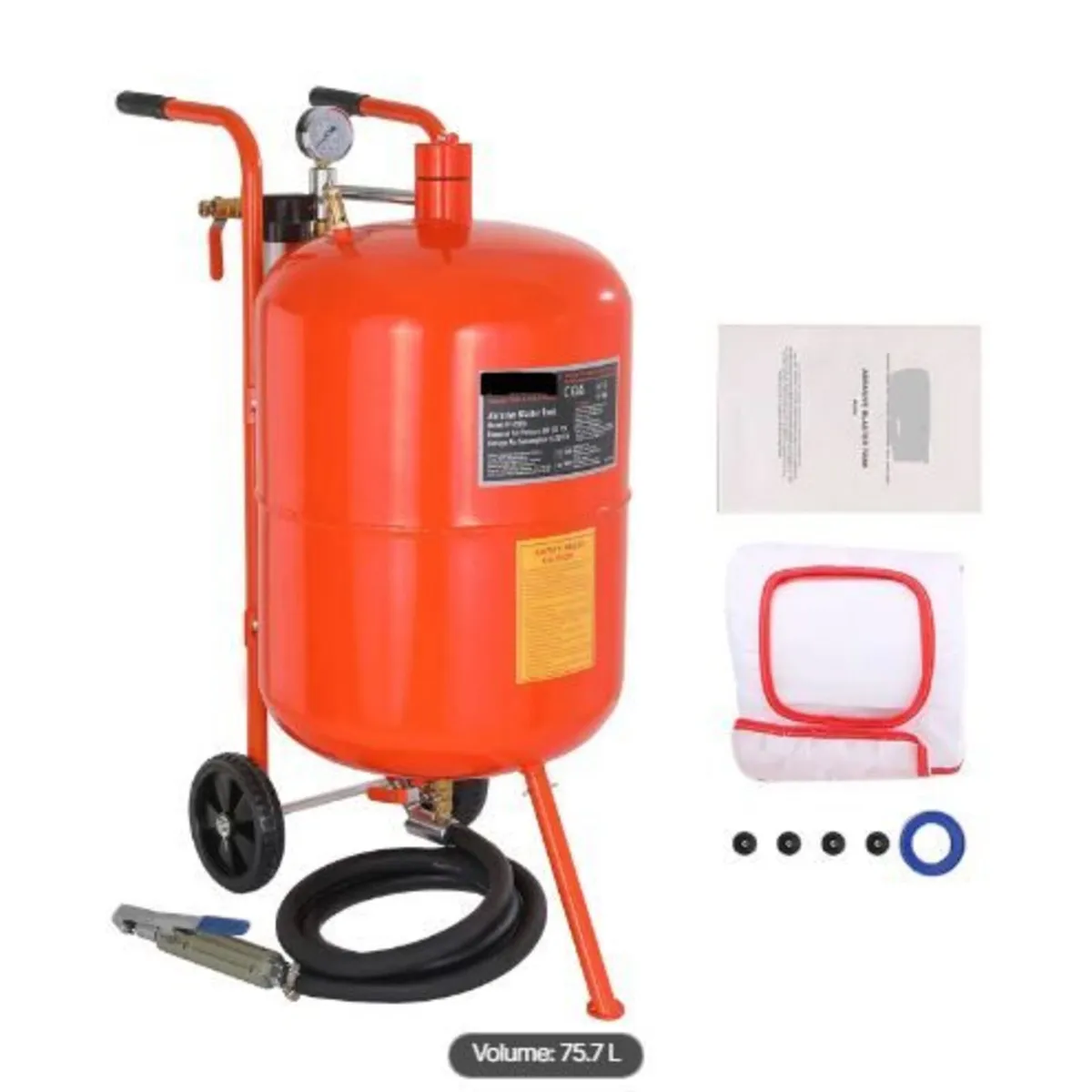 75.7 L Sand Blaster 60-110 PSI High Pressure - Image 4