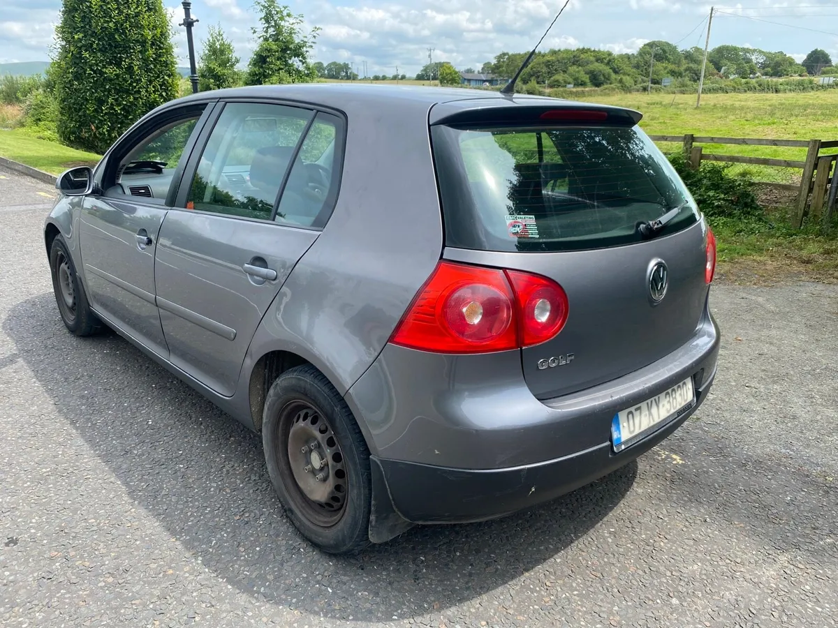 2007 vw golf 1.4 Nct 9/26 - Image 4