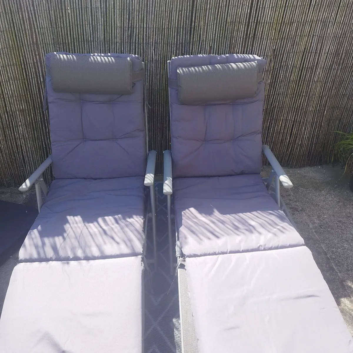 Garden recliner chairs - Image 1
