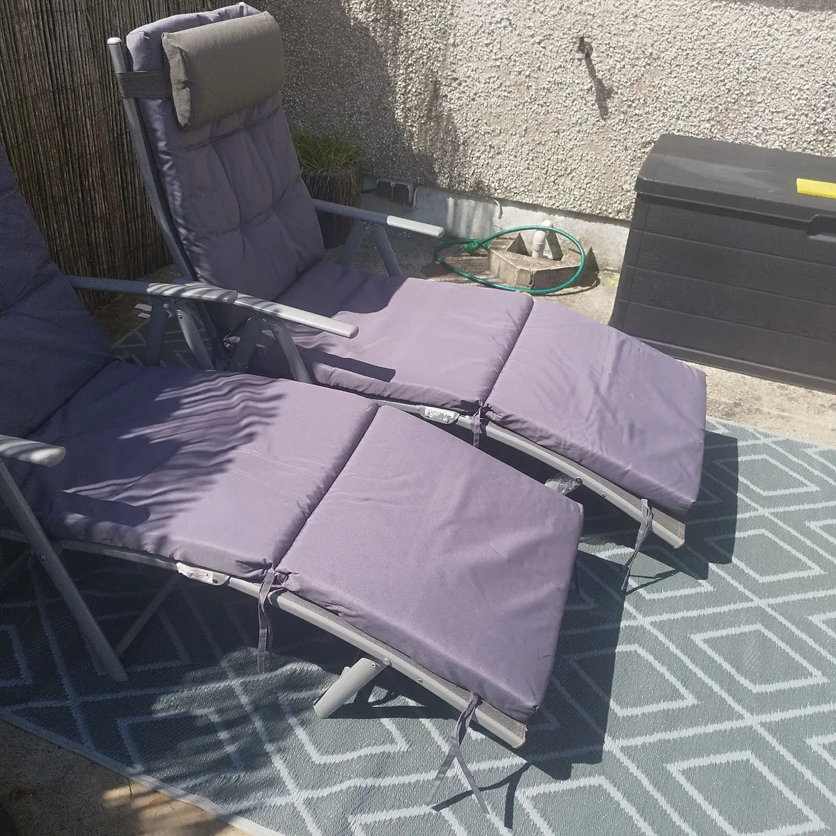 Garden recliner chairs - Image 2