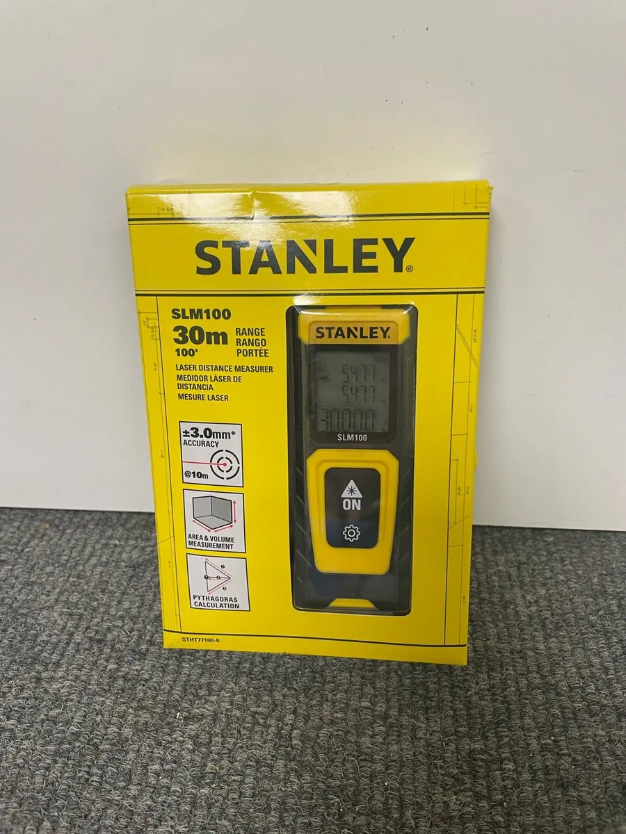 Stanley SLM100 Laser Distance Measurer - Image 1