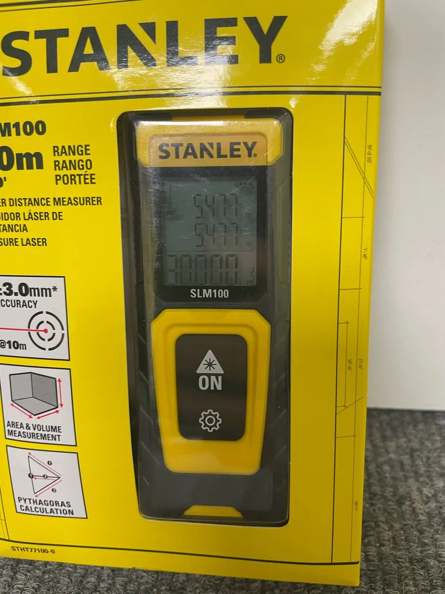 Stanley SLM100 Laser Distance Measurer - Image 2