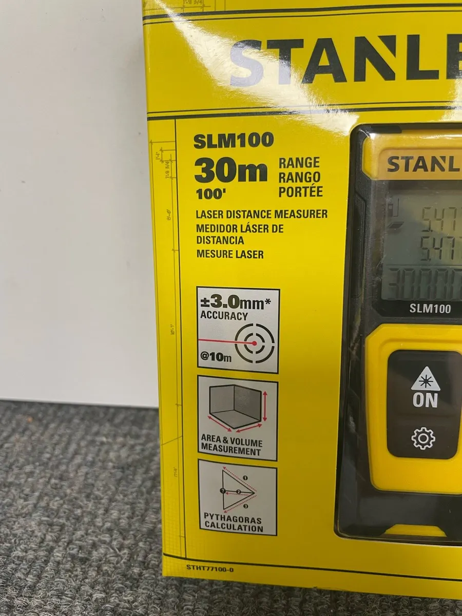 Stanley SLM100 Laser Distance Measurer - Image 3