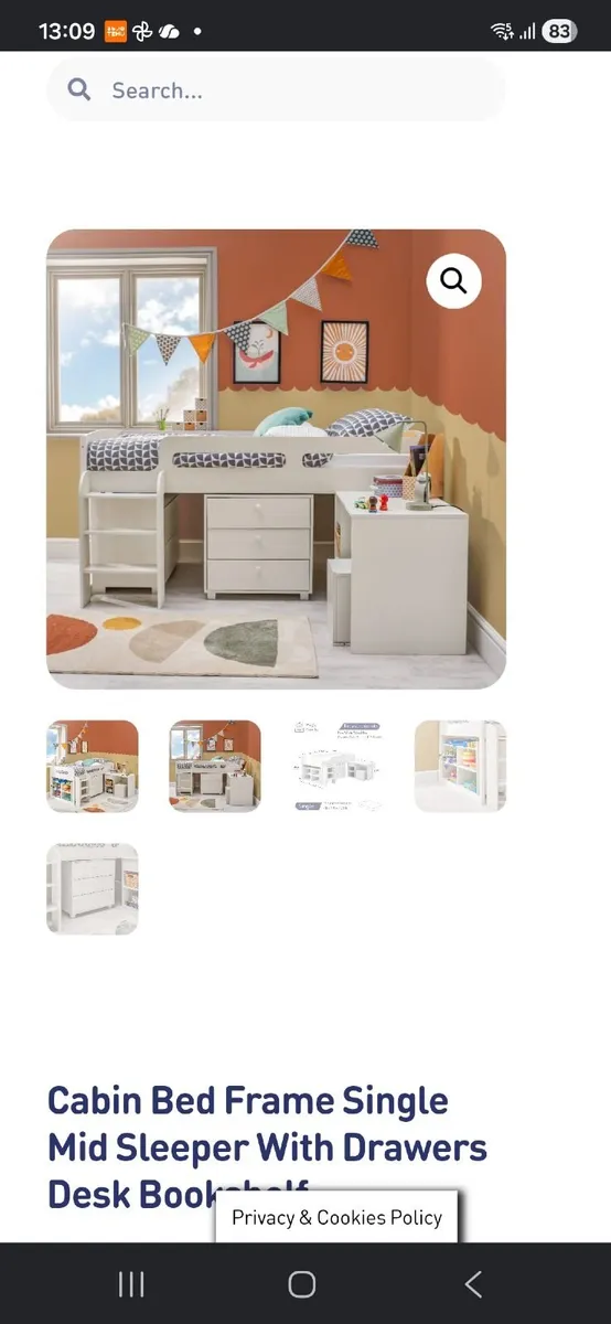 Mid sleeper bed - Image 1