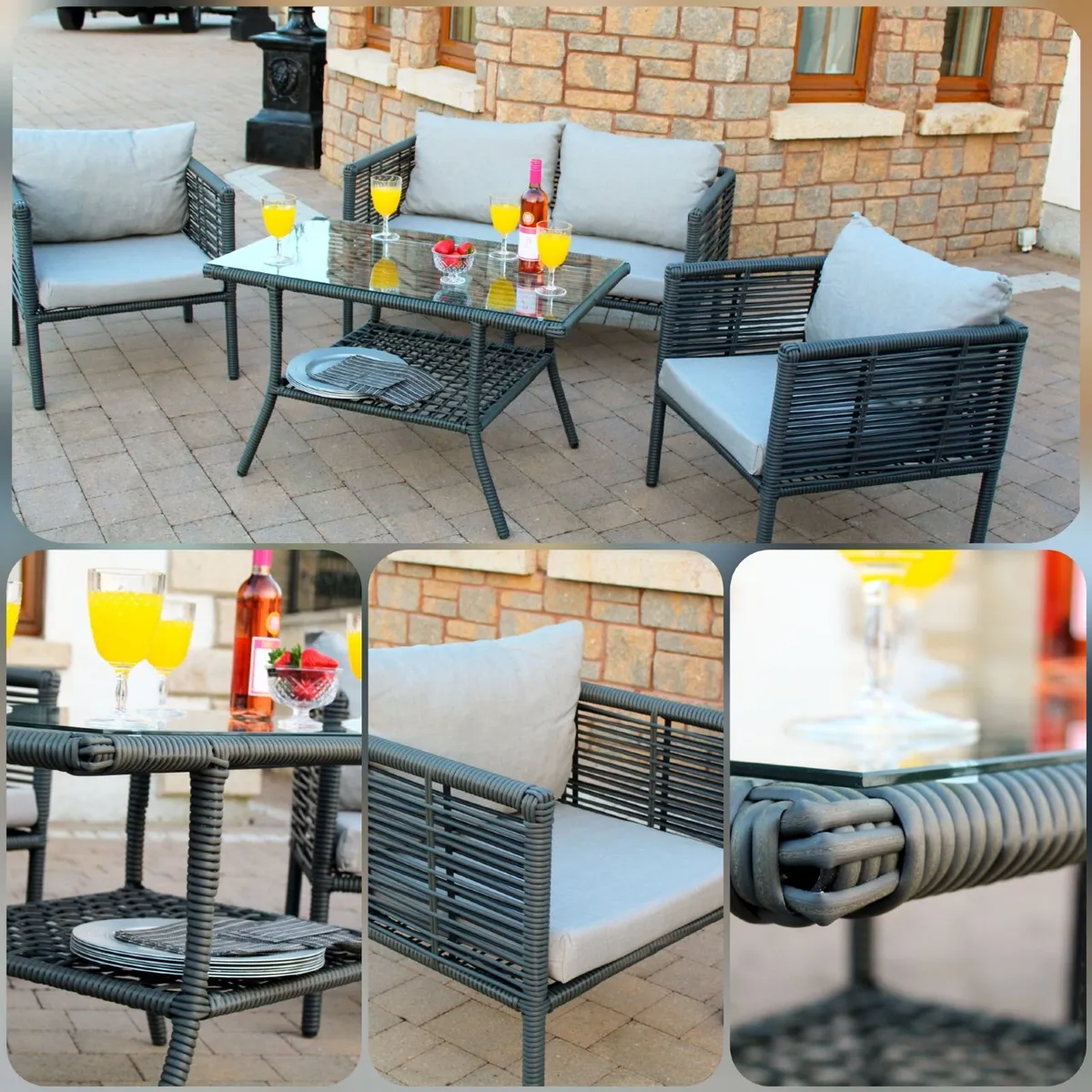 outdoor garden dining set offer - Image 1