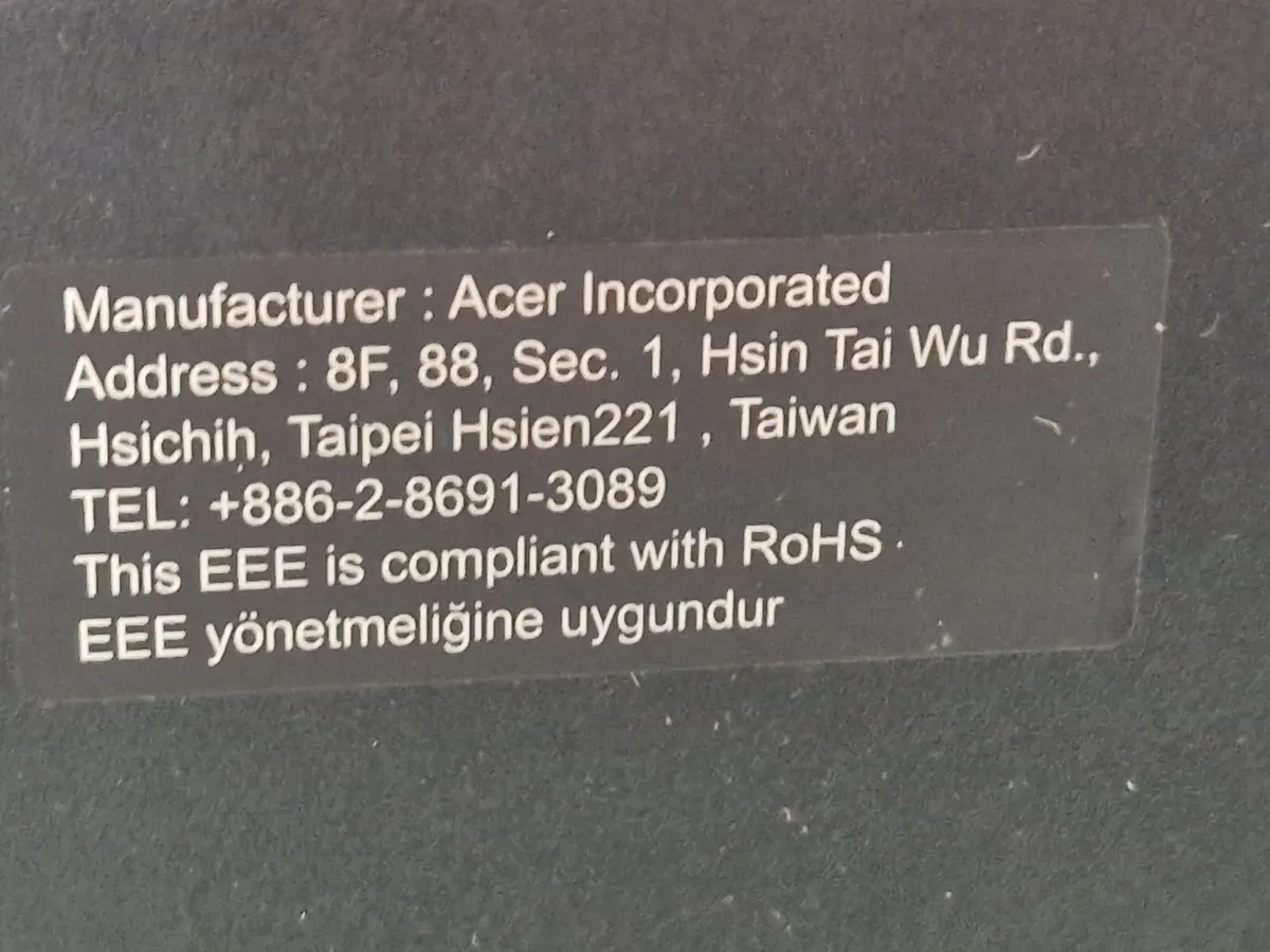 ACER LCD Monitor, Model P195HQ - Image 2