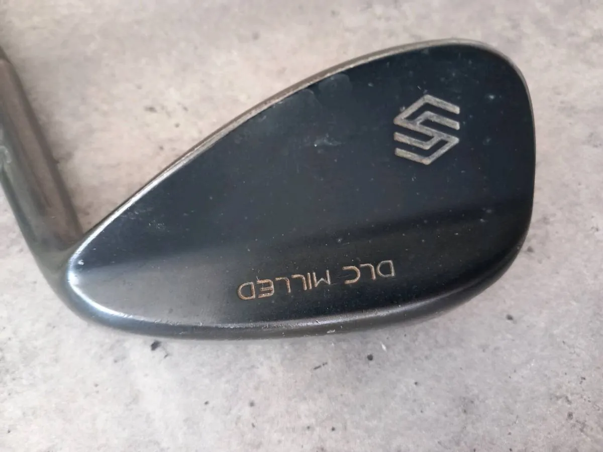 DLC Milled golf wedge.  Right handed club - Image 1