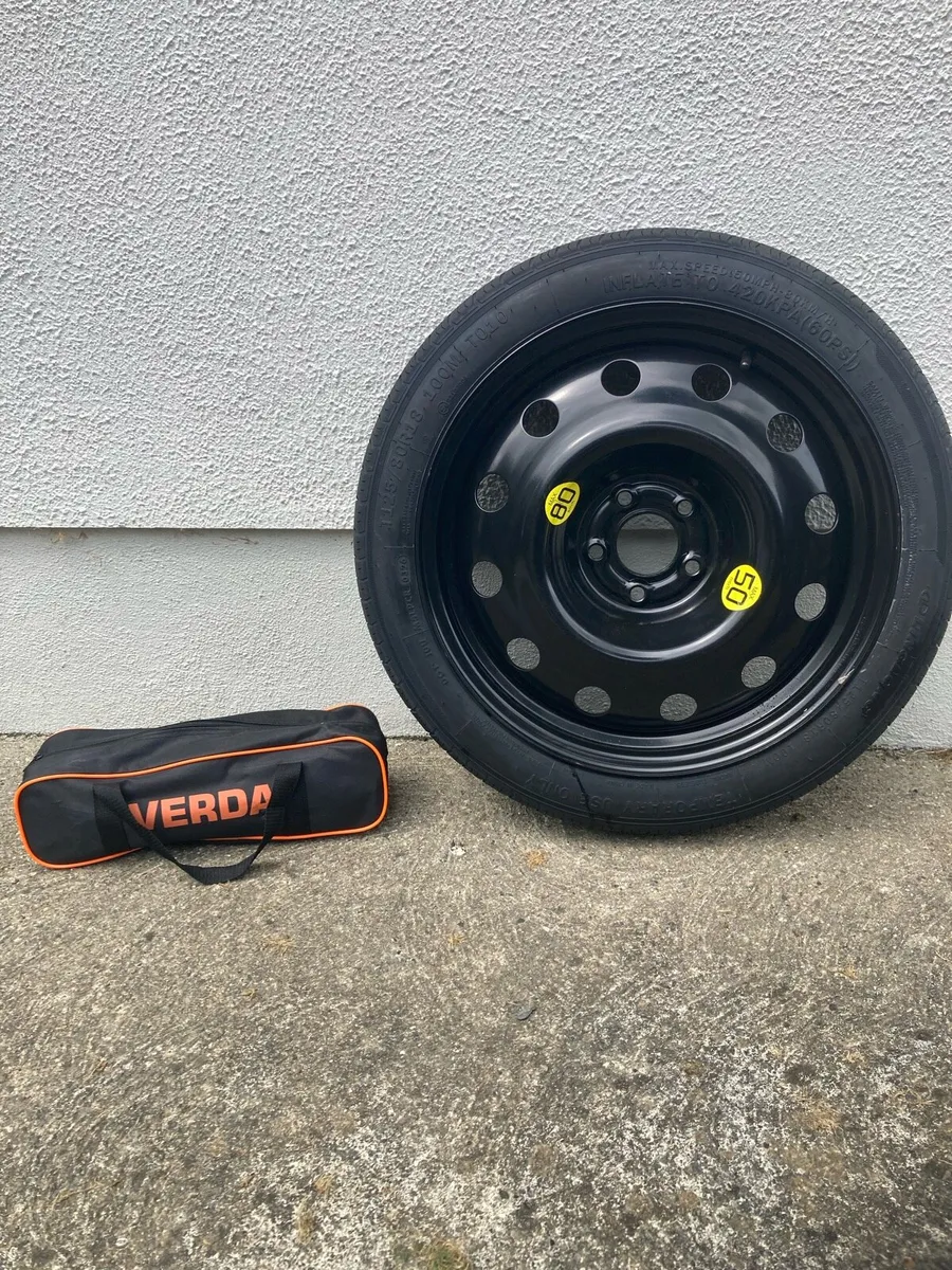 Spare wheel kit and tyre brand new half size tyre - Image 1
