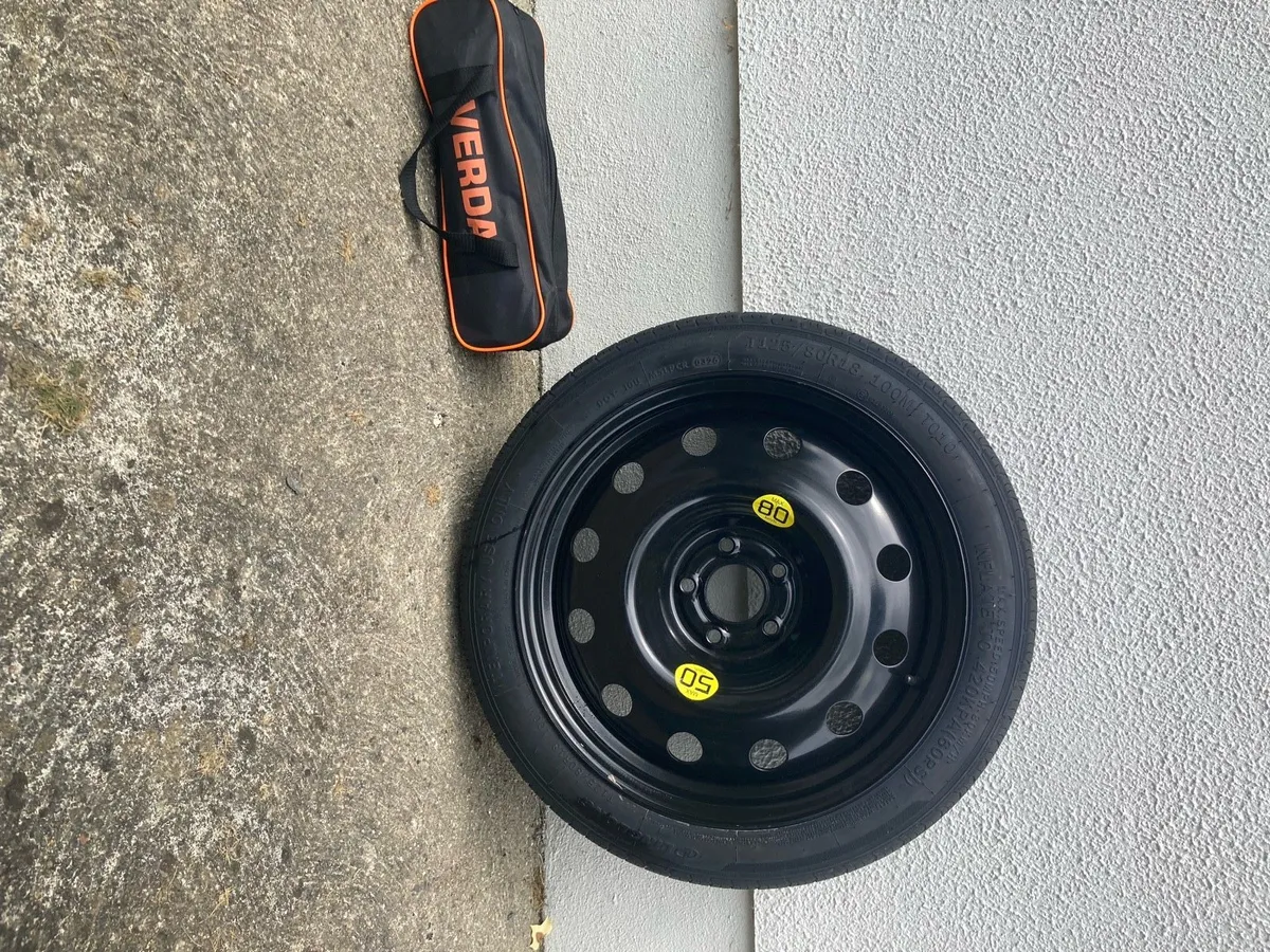 Spare wheel kit and tyre brand new half size tyre - Image 3